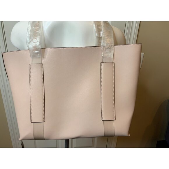 Michael Kors Blush Pink Leather Double Handle Tote Bag Purse New! - Picture 7 of 10